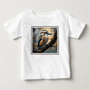 Camiseta De Bebé Carcajada encantadora: Kookaburra en pintura al ac