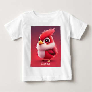 Camiseta De Bebé Cardenal Rojo Orgulloso Personalizado