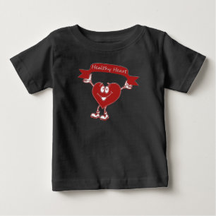 Camiseta De Bebé Cardiología del símbolo de conciencia del corazón 