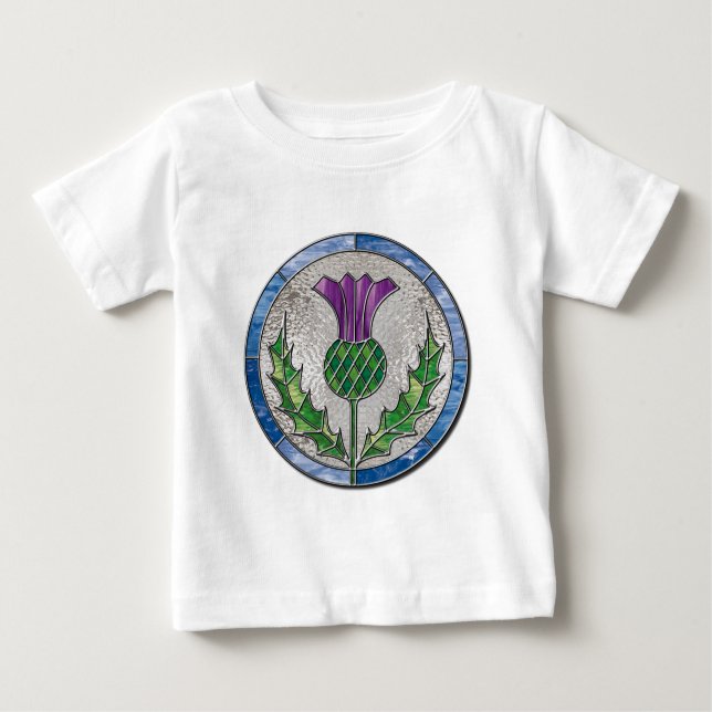 Camiseta De Bebé Cardo de cristal (Anverso)