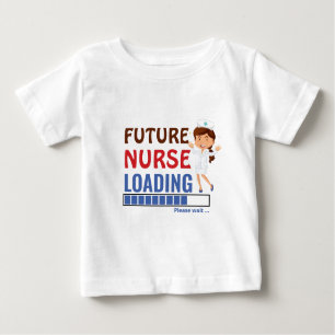 Camiseta De Bebé Carga de Enfermeras Futuras   Divertida Primera Fi