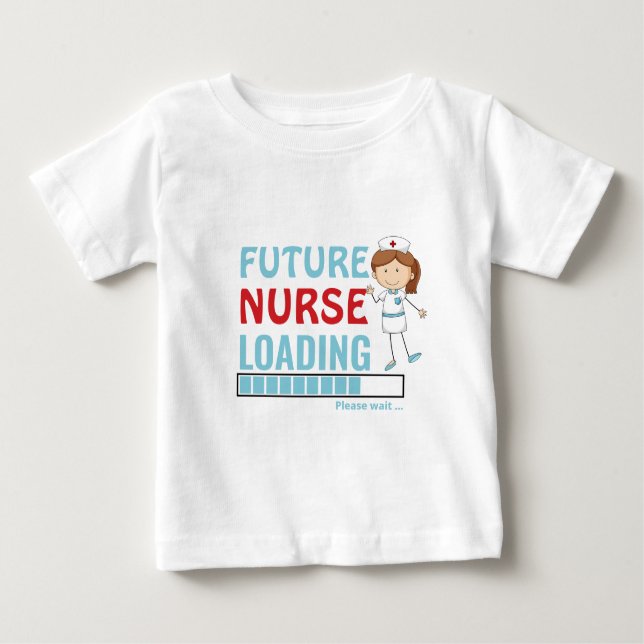 Camiseta De Bebé Carga de Enfermeras Futuras | Pequeño niño de prim (Anverso)