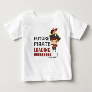 Camiseta De Bebé Carga pirata futura   Divertido niño de regalo de 