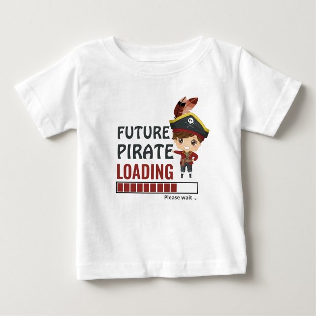 Camiseta De Bebé Carga pirata futura | Divertido niño de regalo de  (Anverso)