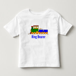 Camiseta De Bebé Cargador de anillo del Boda del tren de niño