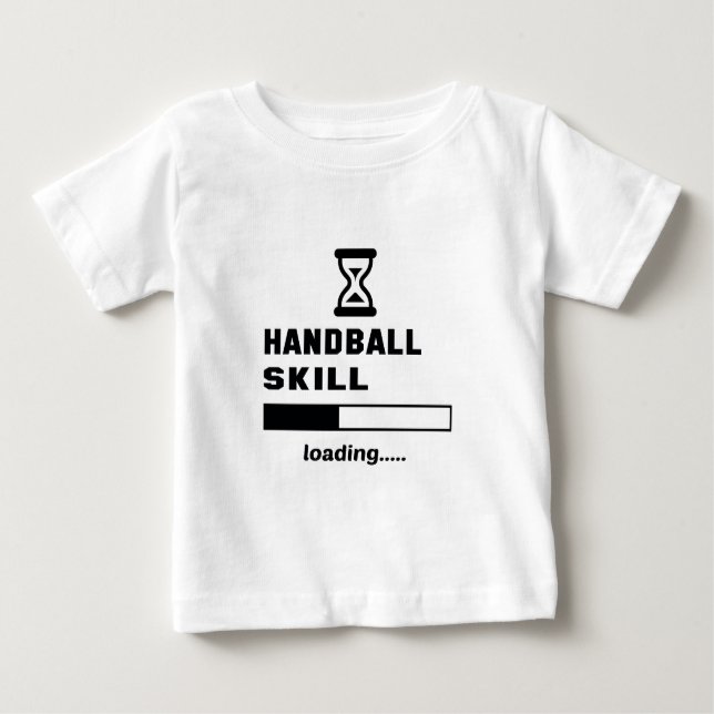 Camiseta De Bebé Cargamento de la habilidad del balonmano ...... (Anverso)