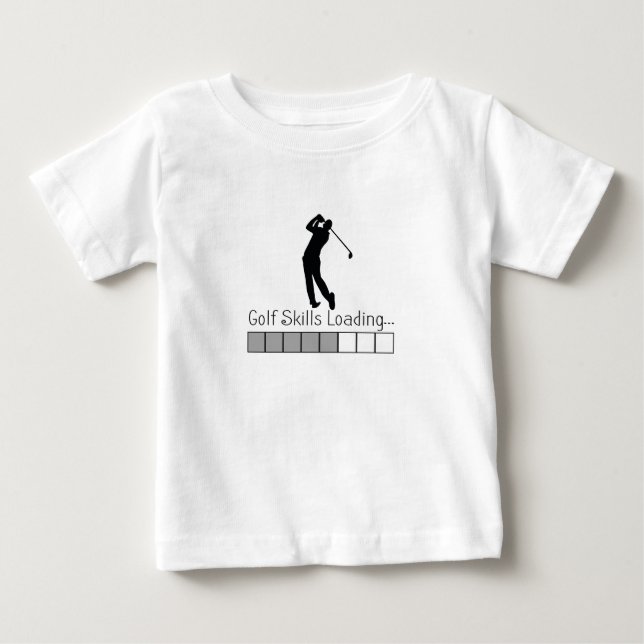 Camiseta De Bebé Cargas de golf Cute Golf, Future Golfer (Anverso)