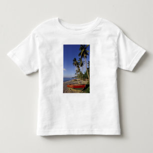Camiseta De Bebé CARIBE, Granada, St. George, Barcos en palmera
