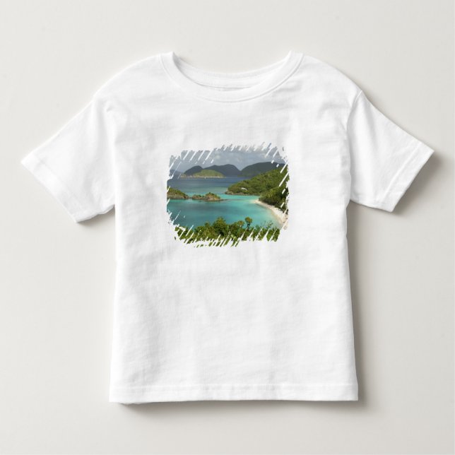 Camiseta De Bebé Caribe, Islas Vírgenes de Estados Unidos, St. John (Anverso)