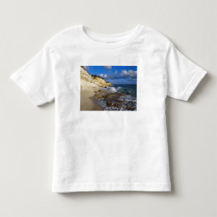 Camiseta De Bebé Caribe, San Martín, Acantilados en la playa de Cup
