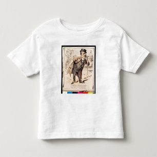Camiseta De Bebé Caricatura de Chester Alan Arthur, c.1883