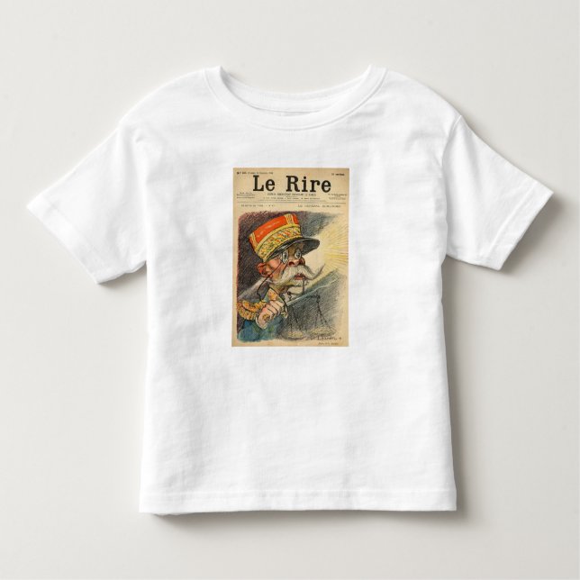 Camiseta De Bebé Caricatura de general Zurlinden (Anverso)