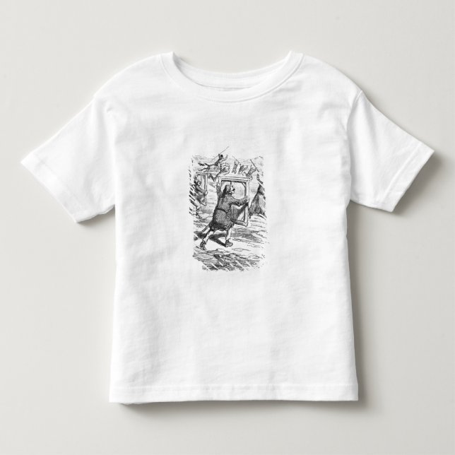 Camiseta De Bebé Caricatura de "Le Charivari' (Anverso)