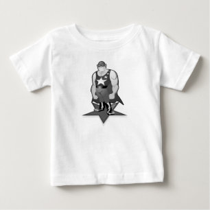 Camiseta De Bebé Caricatura de Super Hero