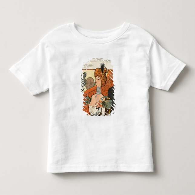 Camiseta De Bebé Caricatura de un marqués francés (Anverso)