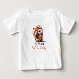 Camiseta De Bebé Caricaturas de loro mágico primer cumpleaños