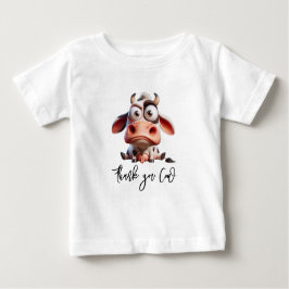 Camiseta De Bebé Caricaturas de Vaca Sagrada Cumpleaños de una Vaqu