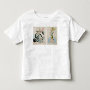 Camiseta De Bebé Caricaturas de Victor Hugo y de Napoleon III