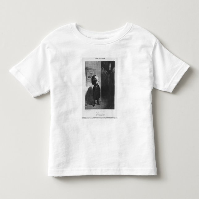 Camiseta De Bebé "Caricatures a du jour", caricatura de Victor Hugo (Anverso)