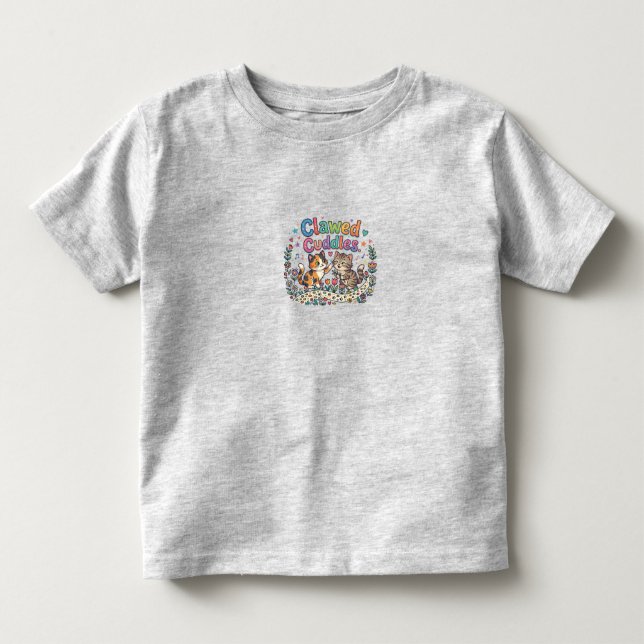Camiseta De Bebé Caricias con Garras (Anverso)