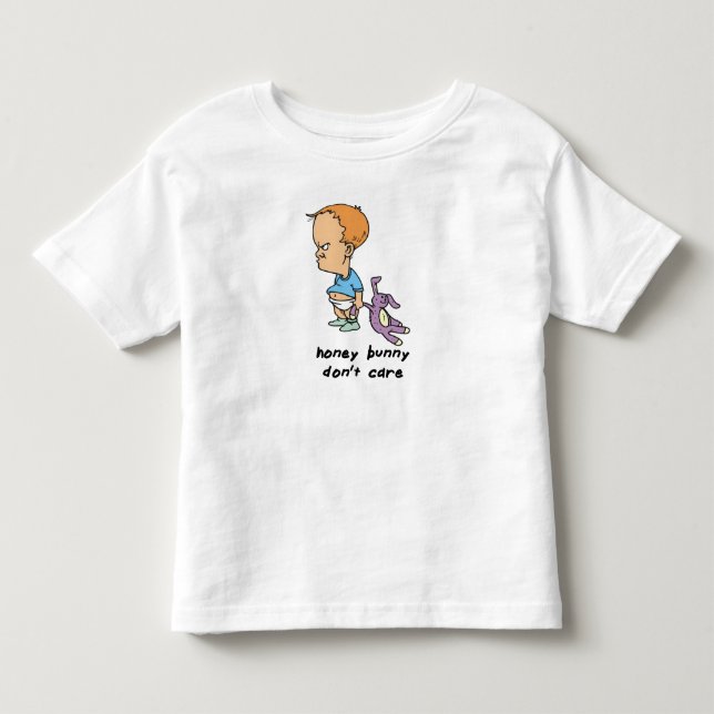 Camiseta De Bebé Cariño Bunny no te importa (Anverso)