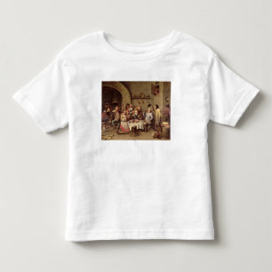 Camiseta De Bebé Carnaval: "Le Roi Boit", 1690 (aceite en el cobre)