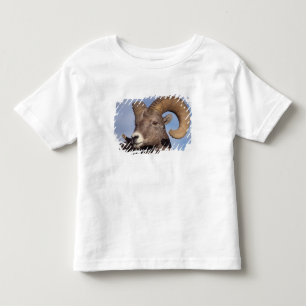 Camiseta De Bebé carnero de cuernos grandes, oveja de montaña, Ovis