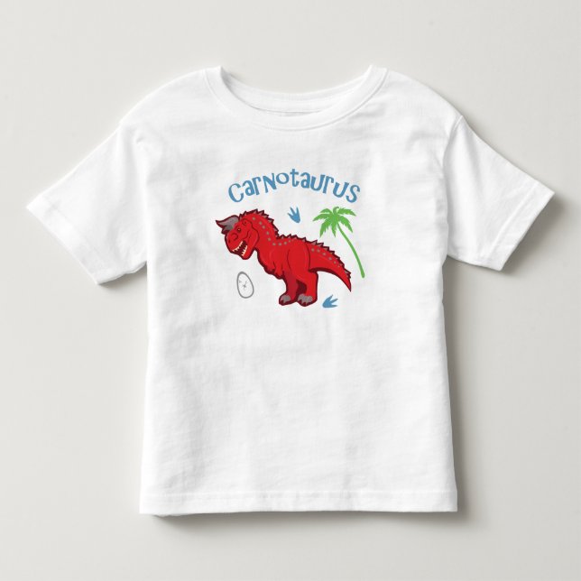 Camiseta De Bebé Carnotaurus lindo (Anverso)