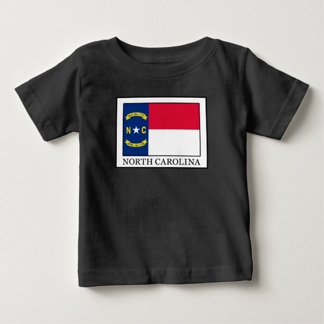 Camiseta De Bebé Carolina del Norte (Anverso)