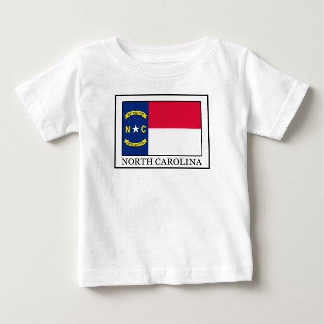 Camiseta De Bebé Carolina del Norte (Anverso)
