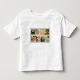 Camiseta De Bebé Carolina del Sur, Wisconsin, Maine, Michigan