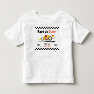 Camiseta De Bebé Carrera de cumpleaños de cualquier edad en coche d