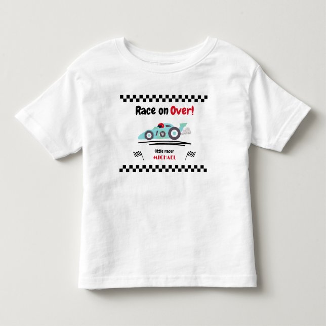 Camiseta De Bebé Carrera de cumpleaños para cualquier edad en el co (Anverso)