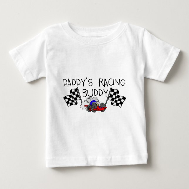 Camiseta De Bebé Carreras de papá (Anverso)