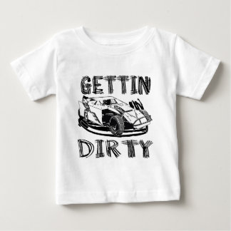 Camiseta De Bebé Carreras modificada de Gettin Dirty Dirt