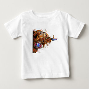 Camiseta De Bebé Carretera de impresión de vaca Highland "SuGaR LuM