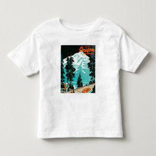 Camiseta De Bebé Carreteras de Oregon que hacen publicidad del