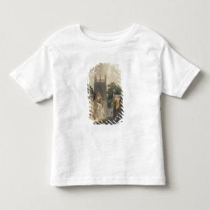 Camiseta De Bebé Carril de la urraca, Oxford, ilustracion del