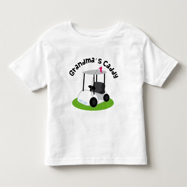 Camiseta De Bebé Carrito de las abuelas (golf) (Anverso)