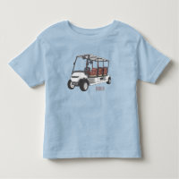 Carro de golf / ilustracion personalizado de coche