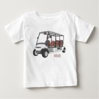 Carro de golf / ilustracion personalizado de coche