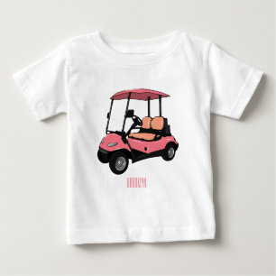 Camiseta De Bebé Carro de golf / ilustracion personalizado de coche