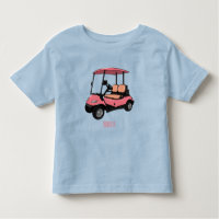Carro de golf / ilustracion personalizado de coche