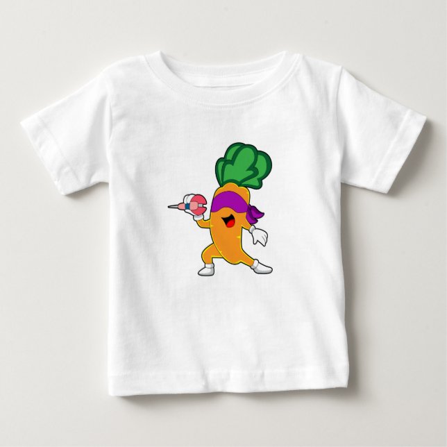 Camiseta De Bebé Carrot Darts Dart (Anverso)