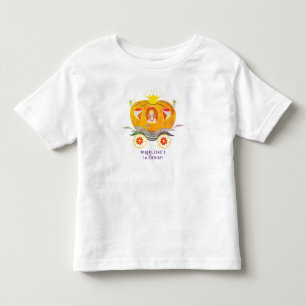 Camiseta De Bebé Carruaje de la Princesa Calabaza Flores Silvestres