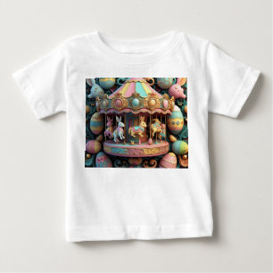 CAMISETA DE BEBÉ CARRUSEL DE PASCUA