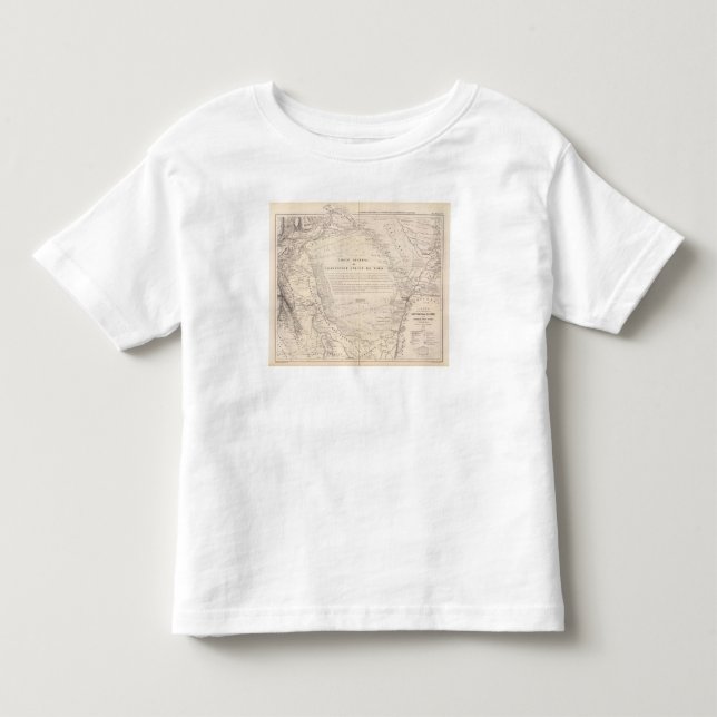 Camiseta De Bebé Carta, provincia de Santiago del Estero (Anverso)