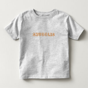 Camiseta De Bebé Cartas naranjas de "Huggles"