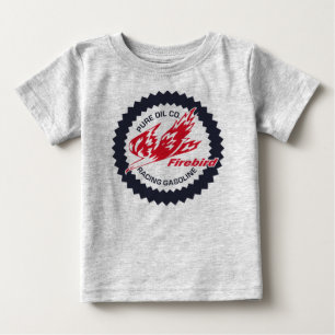 Camiseta De Bebé Cartel vintage de gasolina de carreras Pure Firebi