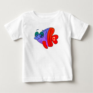Camiseta De Bebé cartoon funny fish
